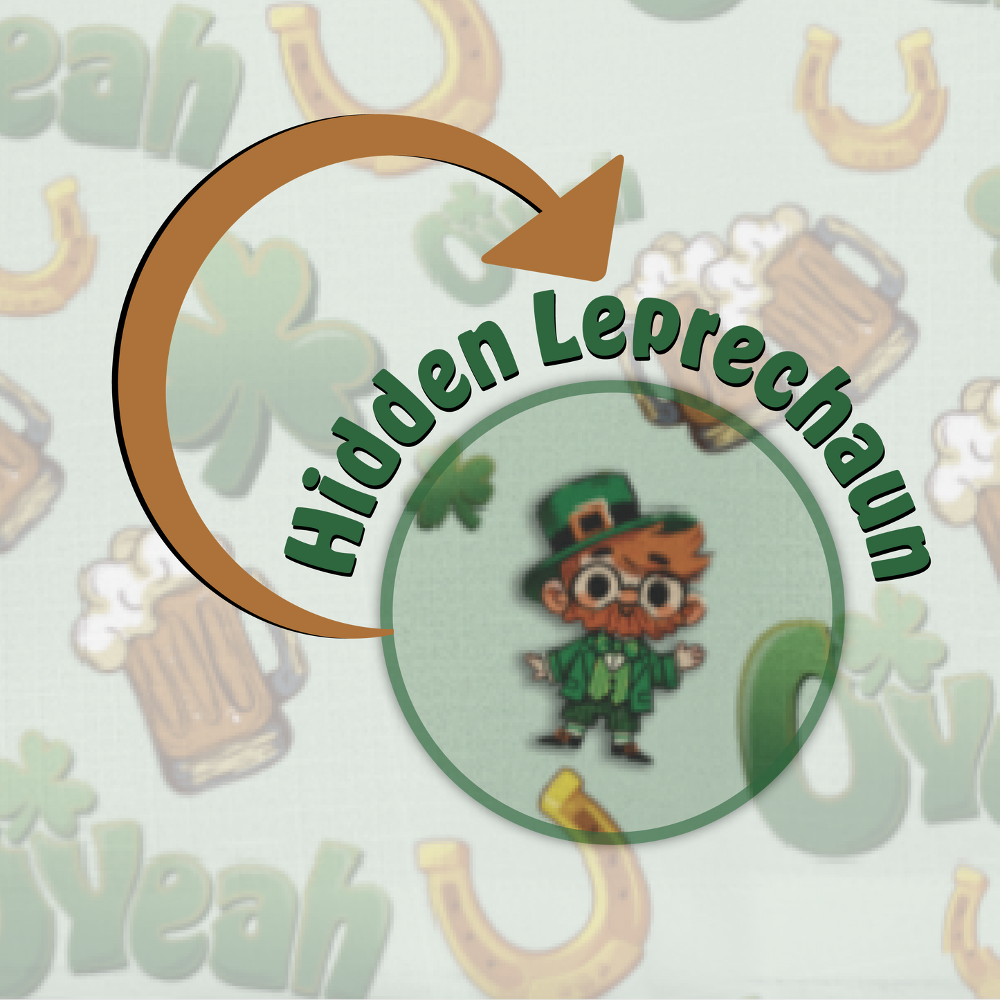 Find the Nerdy Leprechaun Kitchen Apron | Fun St. Patrick’s Day Cooking Gear | Shamrocks & Beer Print