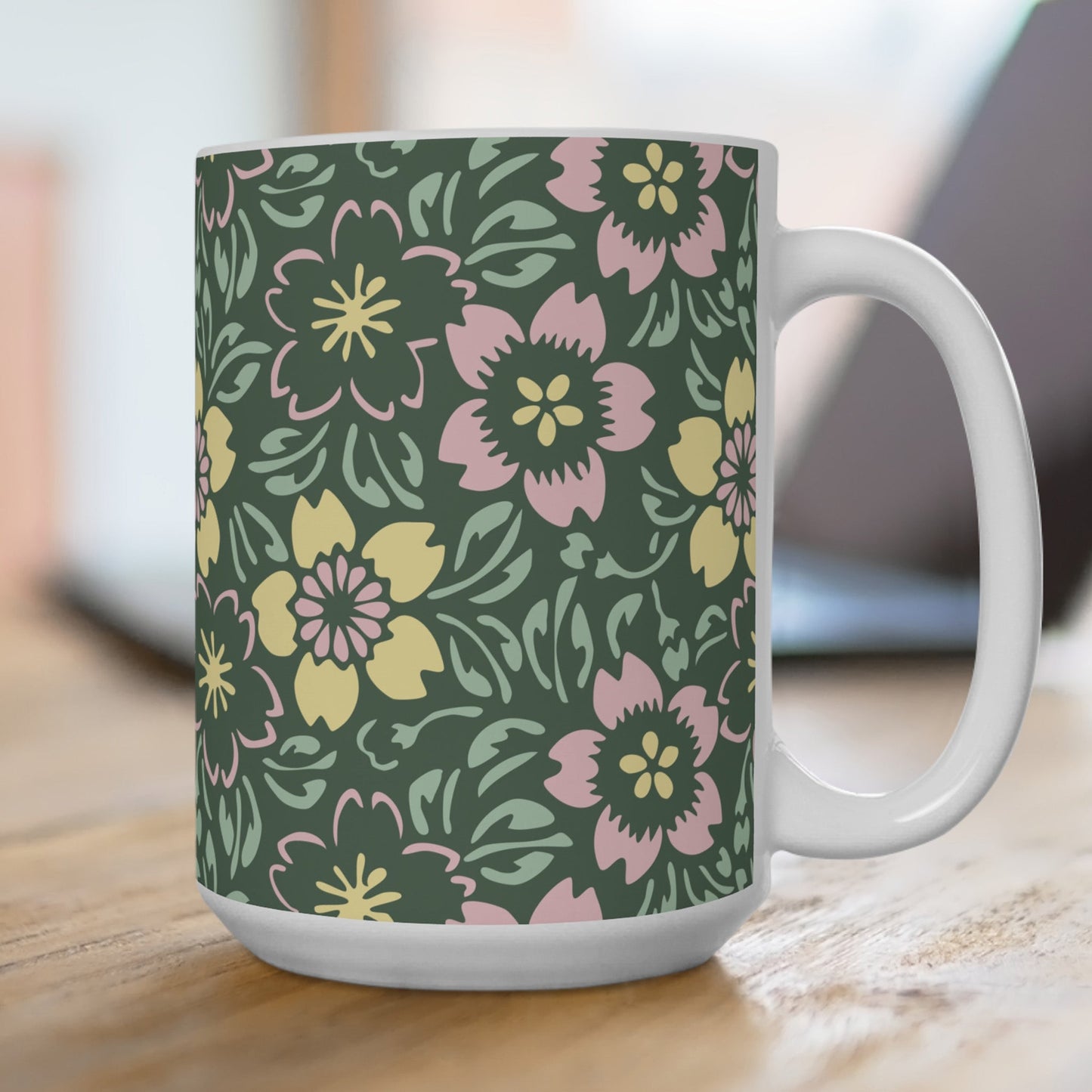 Mug Happy Flowers Mug | 15oz