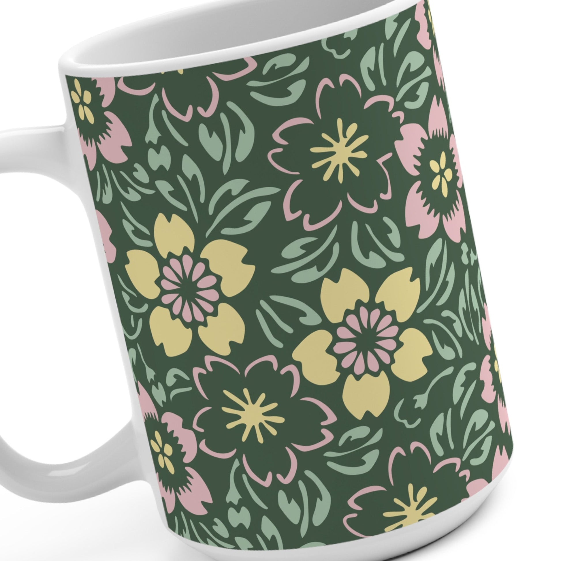 Mug Happy Flowers Mug | 15oz