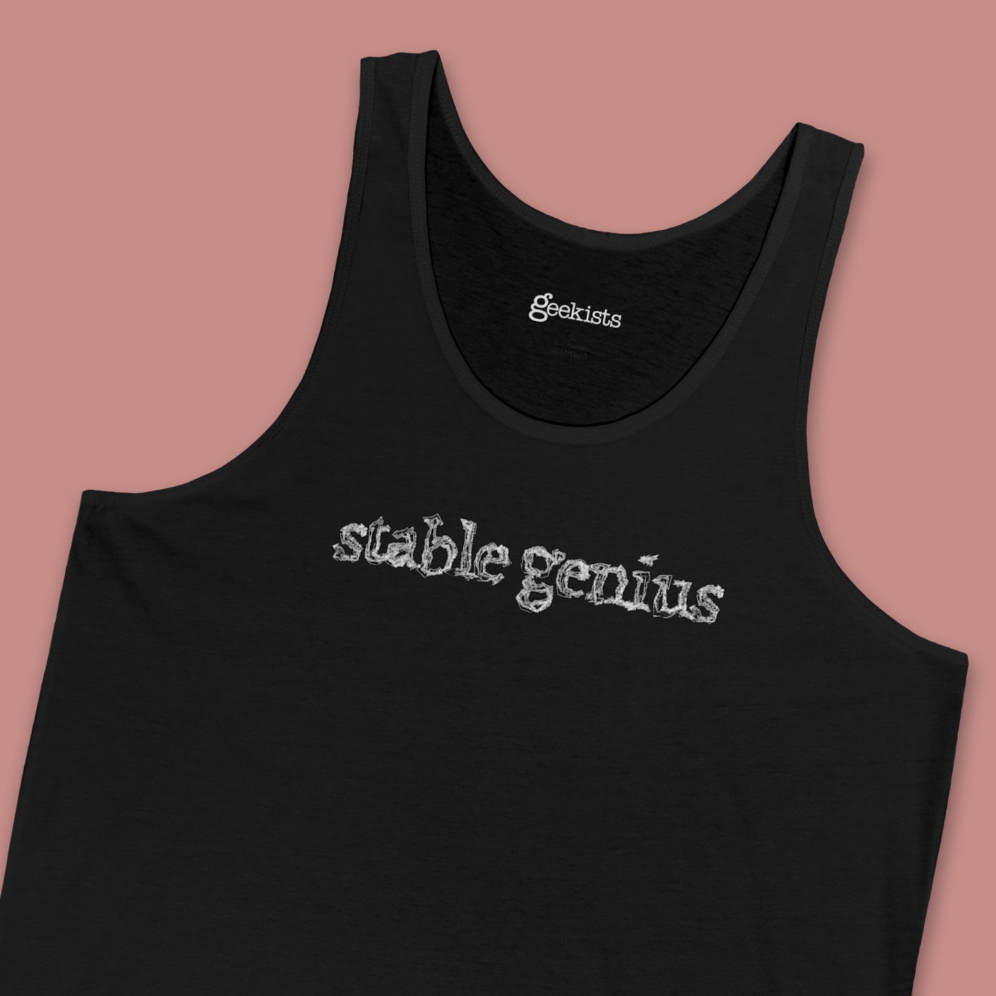 Stable Genius Tank Top | Political Humor Sleeveless Shirt – Free Shipping