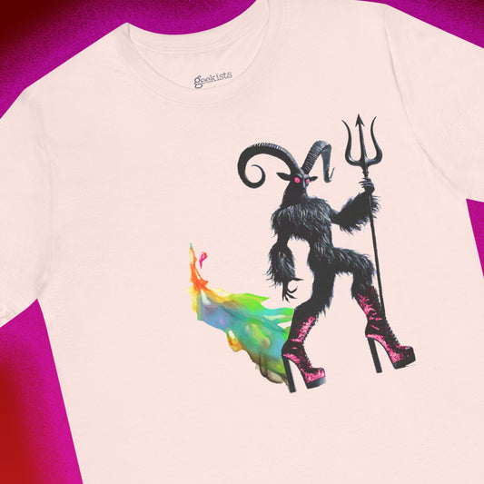 PriDE MONth Demon T-Shirt | Gay Demon Pride Tee | Queer Rainbow Graphic Shirt