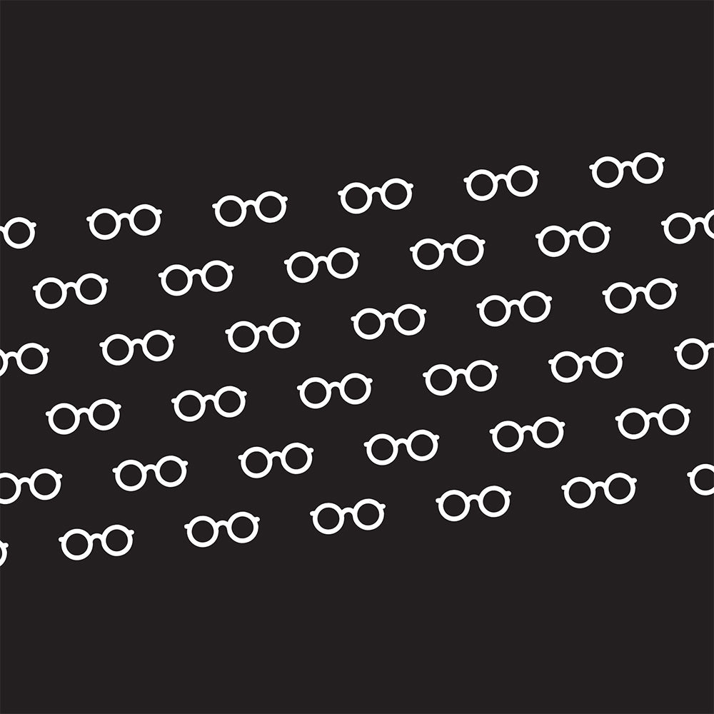 Book Nerd Glasses Pattern Bookworm Hawaiian Camp Shirt