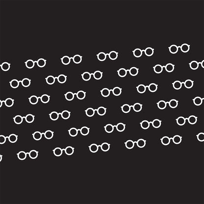 Book Nerd Glasses Pattern Bookworm Hawaiian Camp Shirt