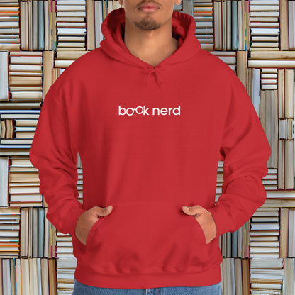Book Nerd Unisex Heavy Blend™ Hooded Sweatshirt | Cozy Hoodie with Kangaroo Pocket