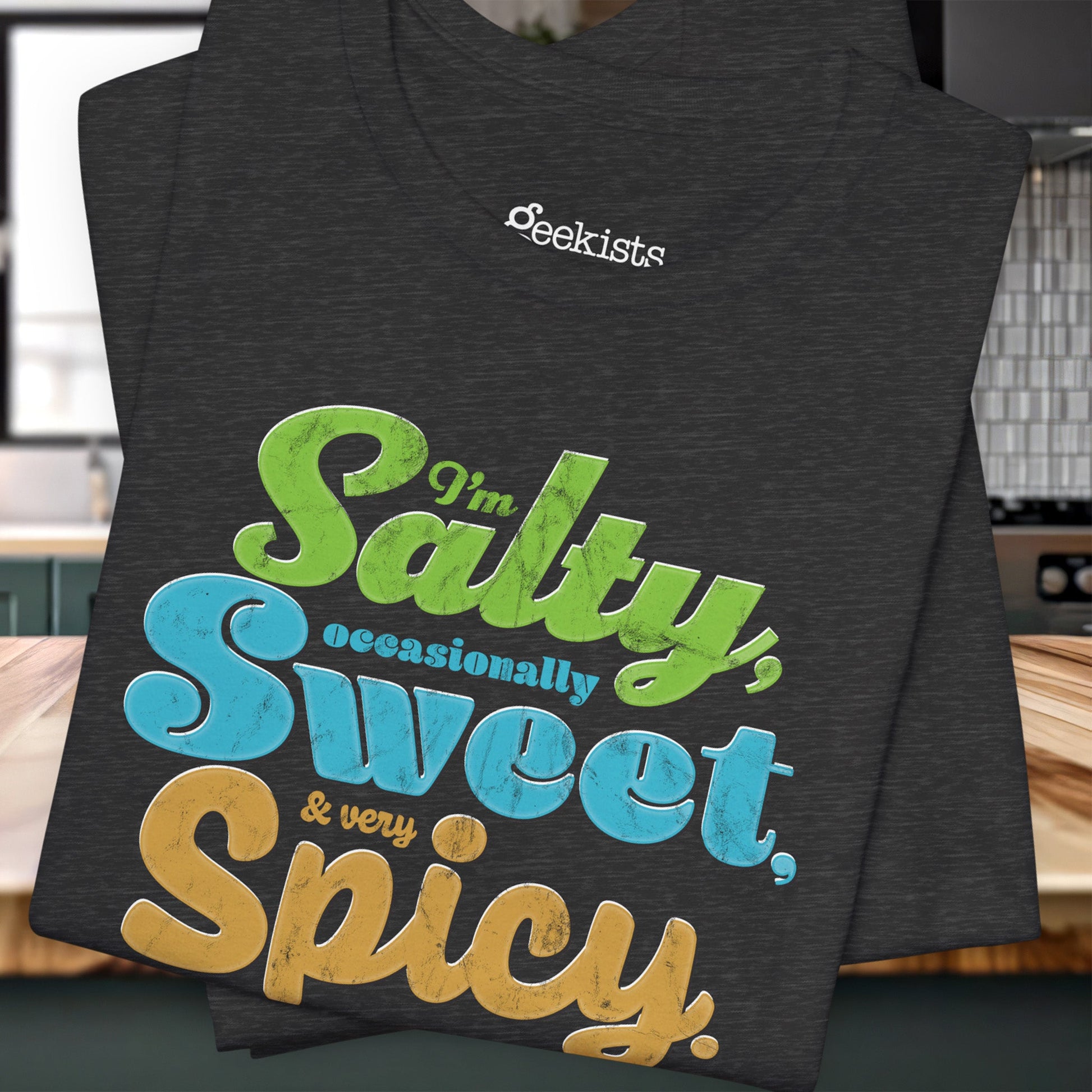 T-Shirt Salty and Spicy Tee for Bold Foodies – Funny Adult Humor Gift