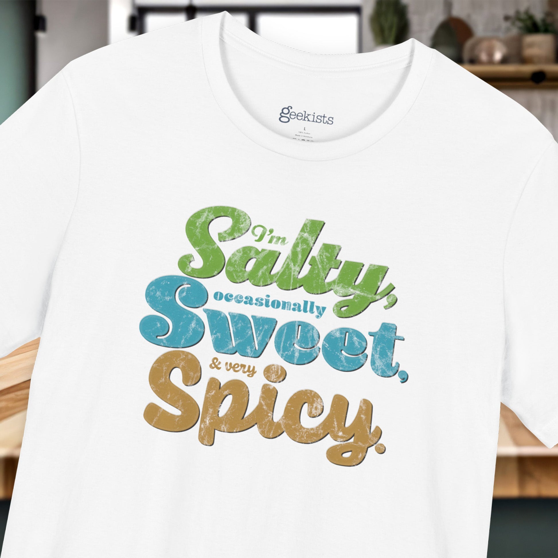 T-Shirt Salty and Spicy Tee for Bold Foodies – Funny Adult Humor Gift