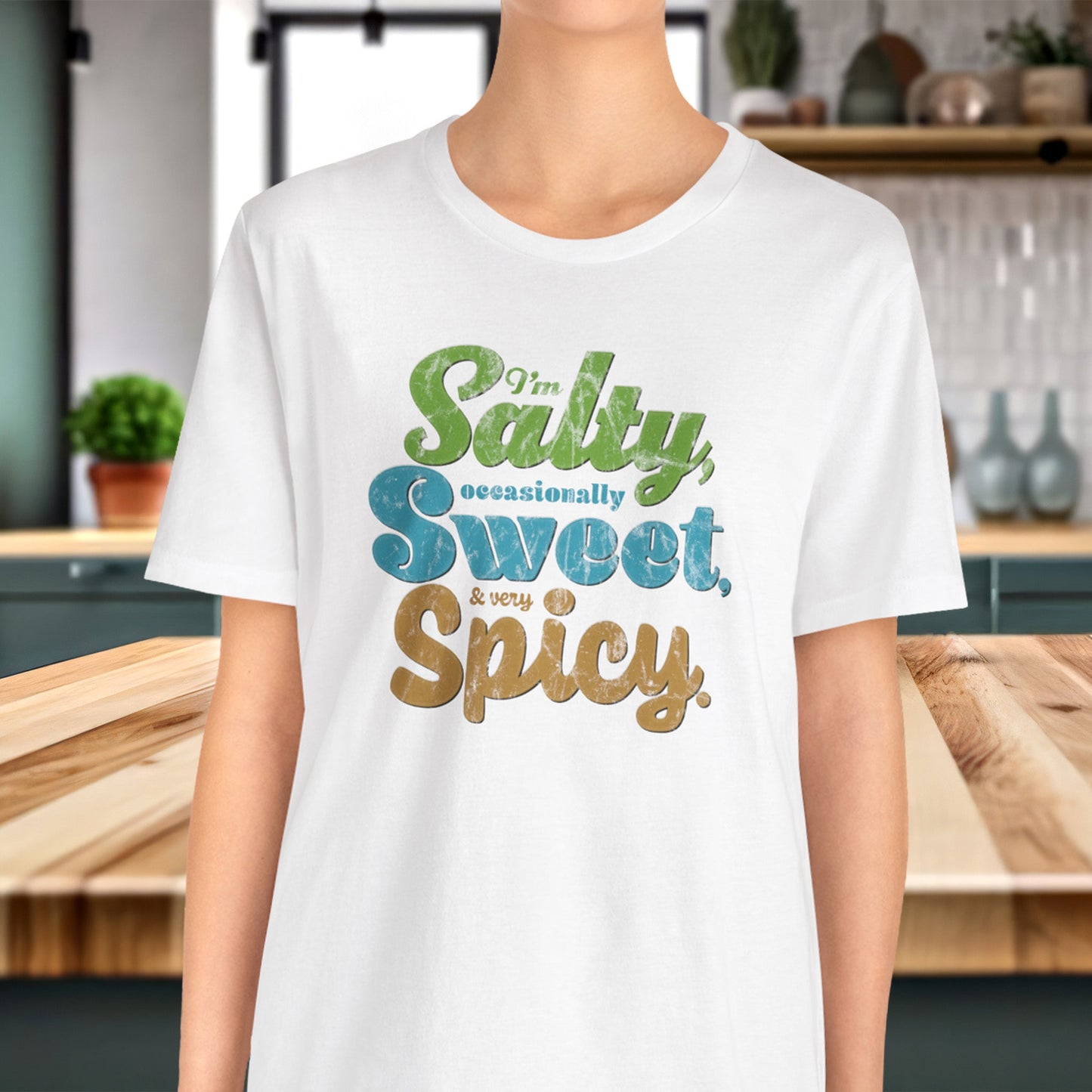 T-Shirt Salty and Spicy Tee for Bold Foodies – Funny Adult Humor Gift