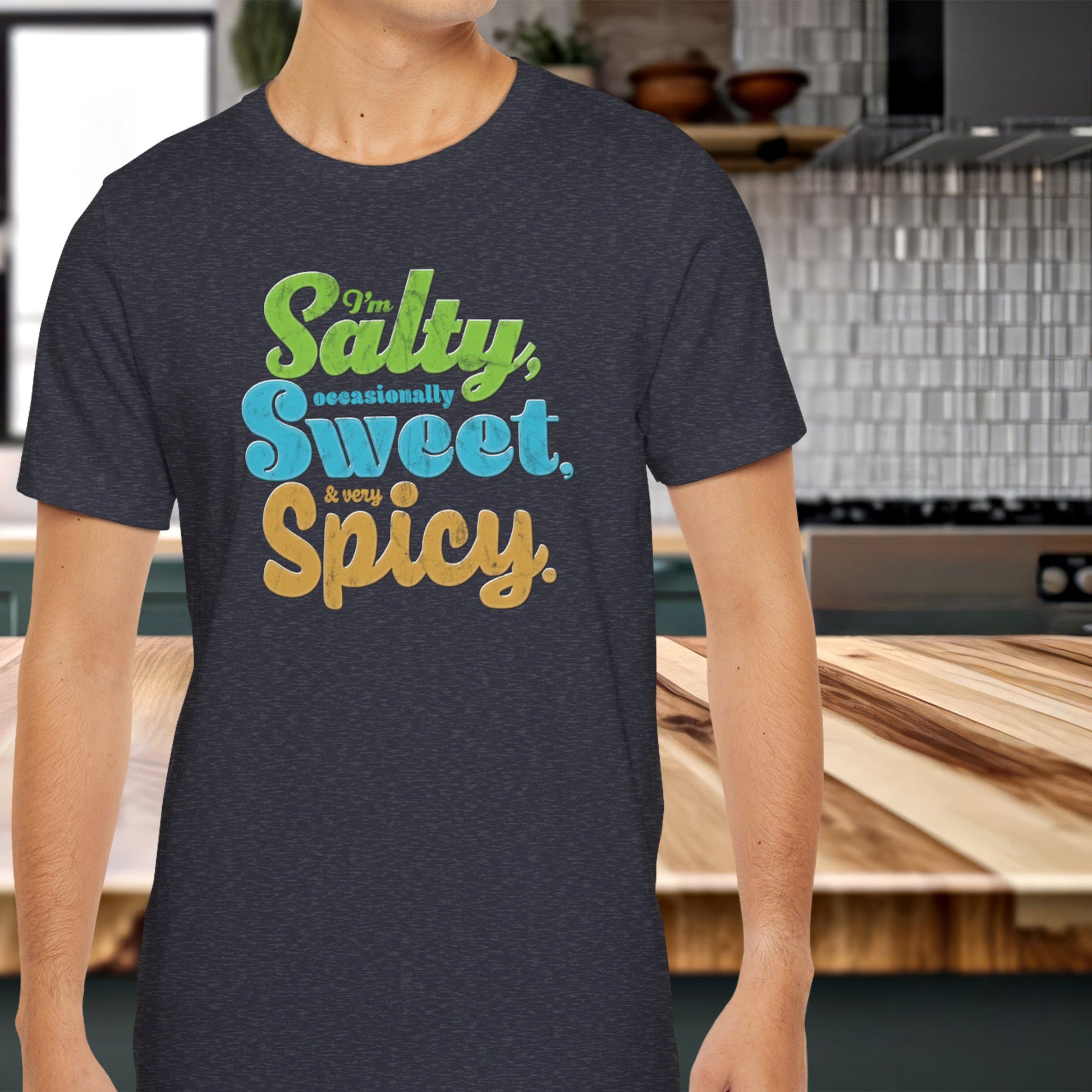 T-Shirt Salty and Spicy Tee for Bold Foodies – Funny Adult Humor Gift