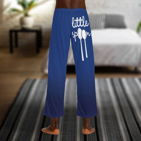All Over Prints Little Spoon Pajama Bottoms – Blue Loungewear for Couples · Snuggly Relationship Gift