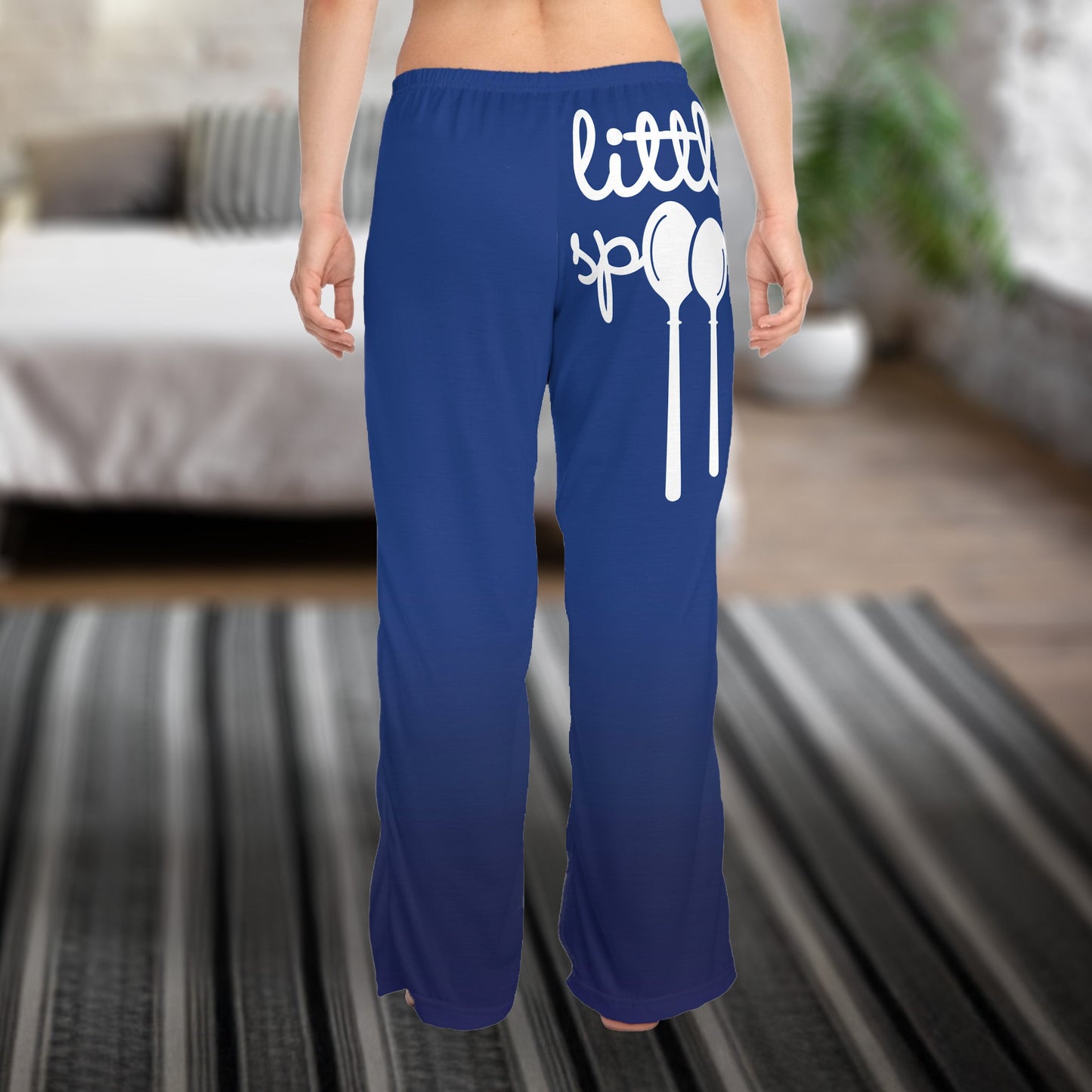 All Over Prints Little Spoon Pajama Bottoms – Blue Lounge Pants · Cute Matching Gift for Her