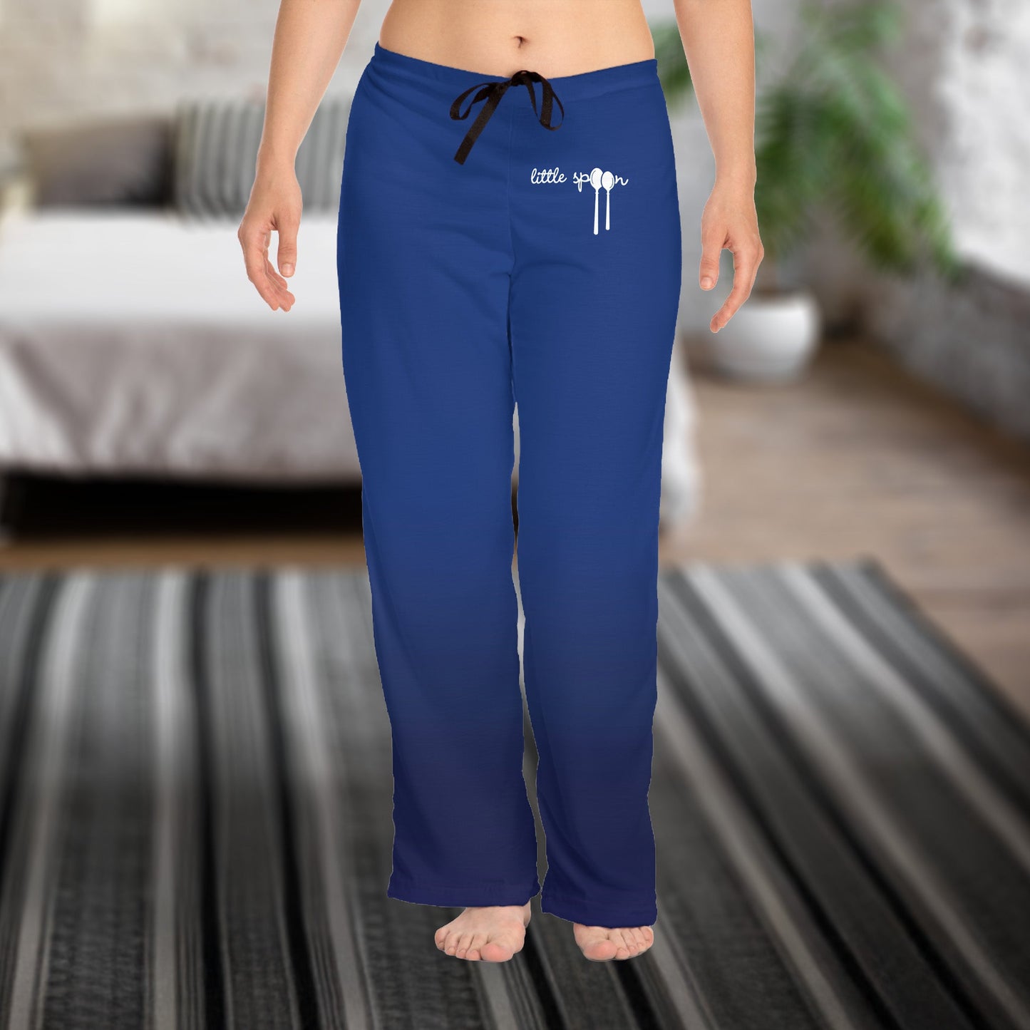 All Over Prints Little Spoon Pajama Bottoms – Blue Lounge Pants · Cute Matching Gift for Her