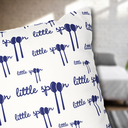 little spoon pillow cover for couples | closeup