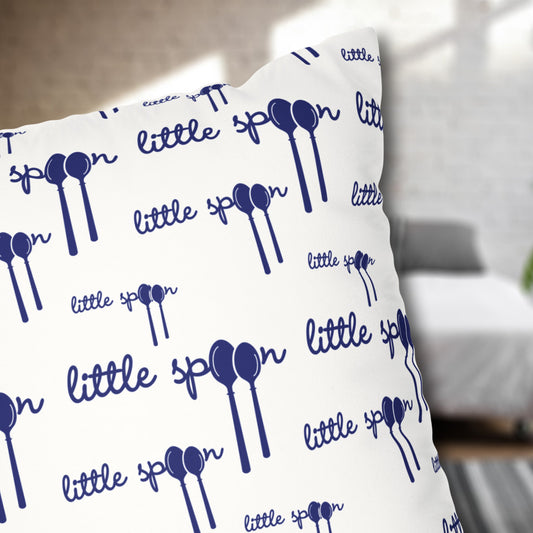 little spoon pillow cover for couples | closeup