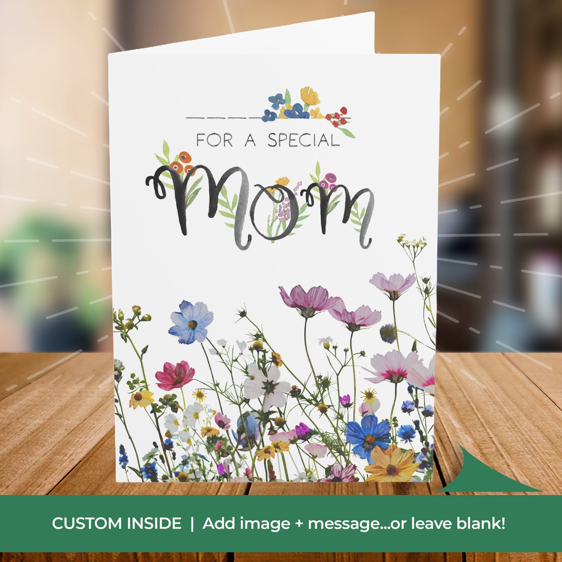 floral mom greeting card set for garden moms | cover