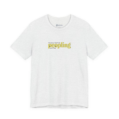 Peopling Anti-Social Humor Unisex T-Shirt