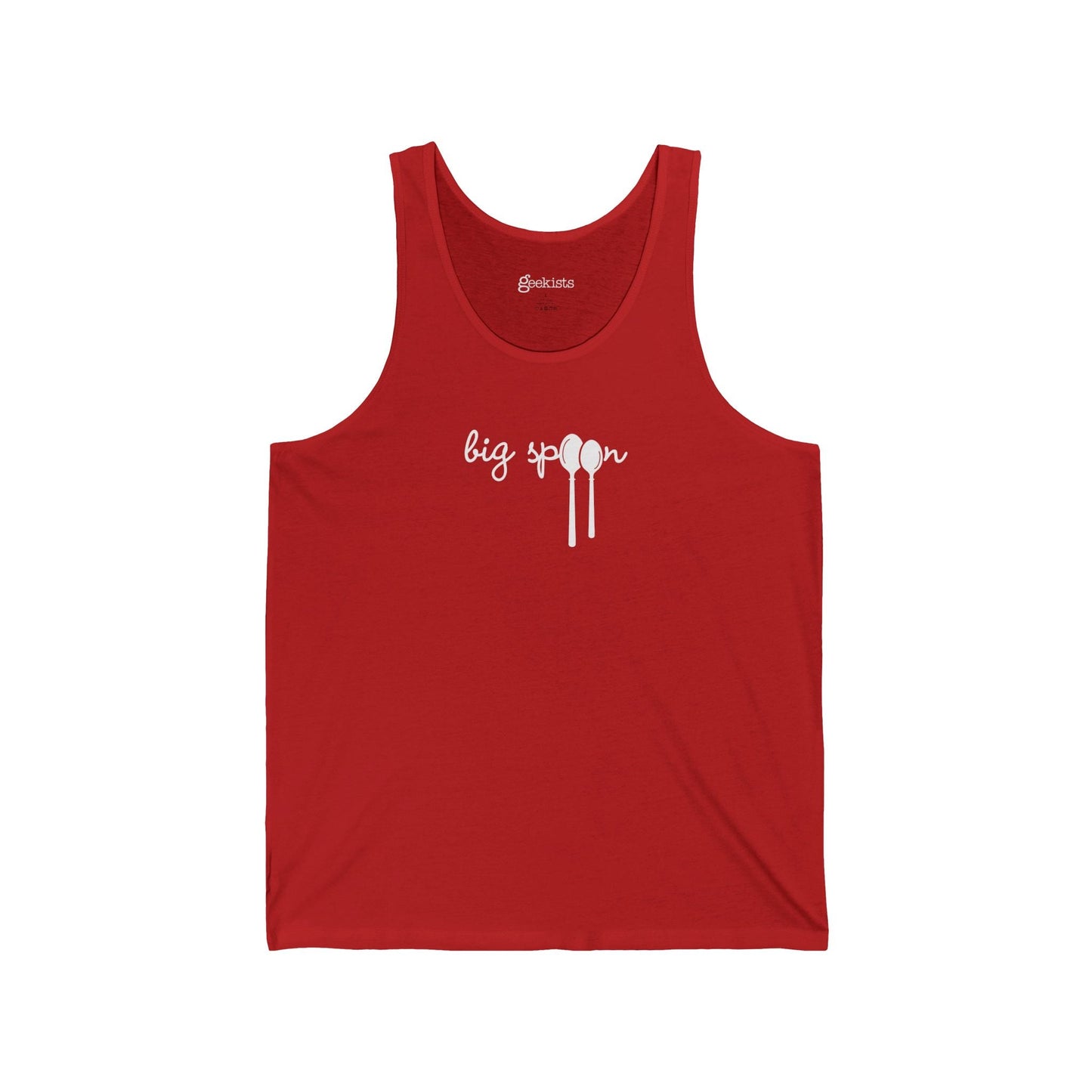 Red / XL Clothing Stuff > Shirts & Tops > Jersey Tank Top Big Spoon | Jersey Tank Top