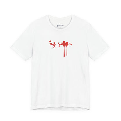 White / 5XL Clothing Stuff > Shirts & Tops > Short Sleeve Jersey Tee Big Spoon | Short Sleeve Jersey Tee