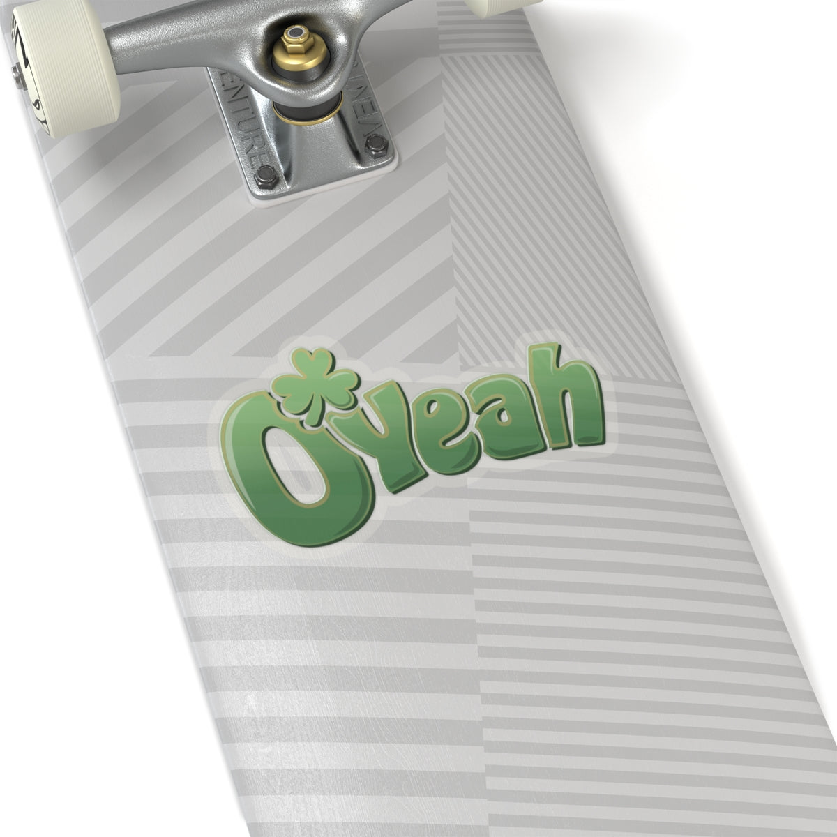 O’Yeah Retro Irish Vinyl Sticker | Irish O' Last Name Fun