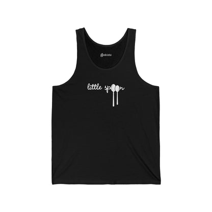 Black / 2XL Clothing Stuff > Shirts & Tops > Jersey Tank Top Little Spoon | Jersey Tank Top