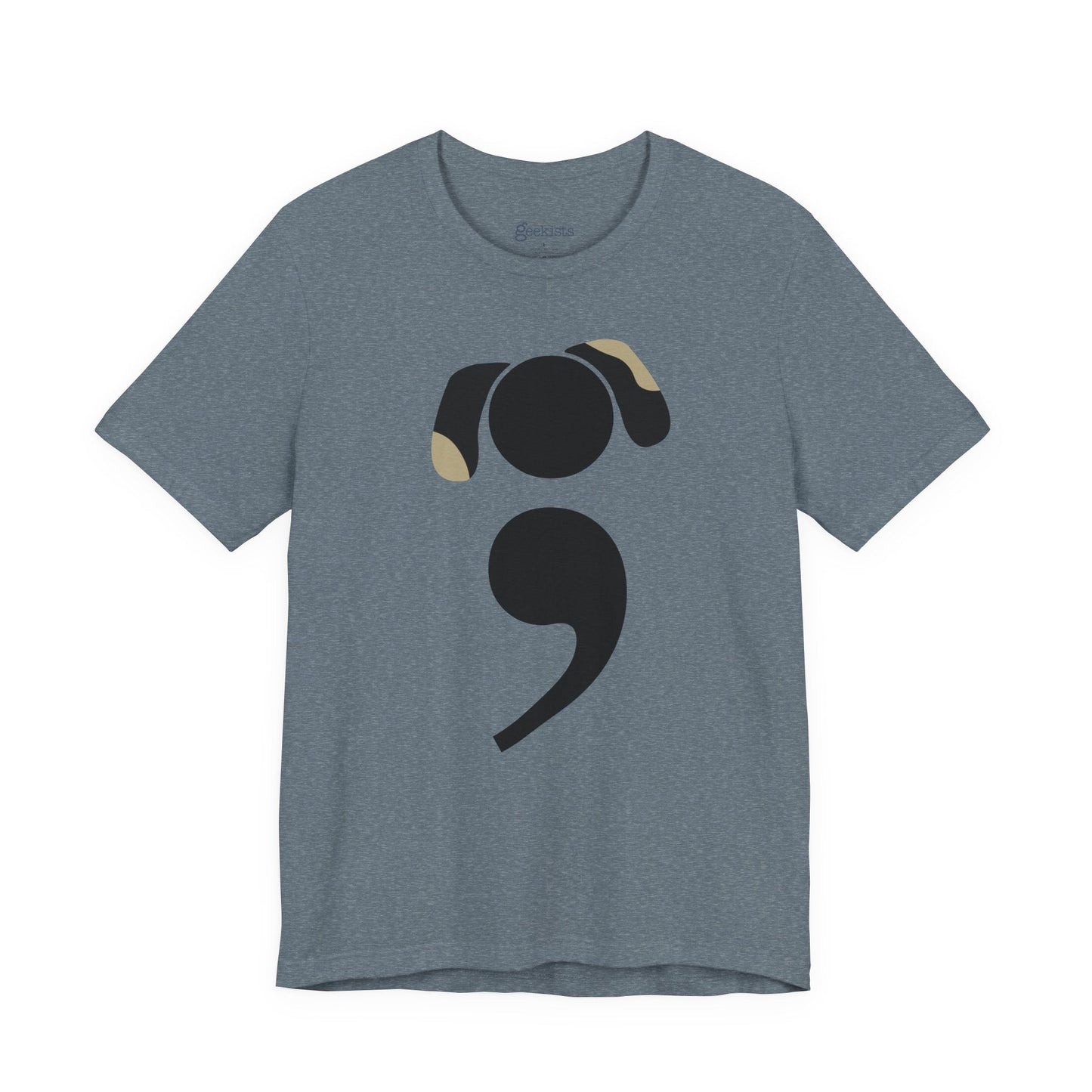Bookish dog tee for grammar nerds and dog parents | variant