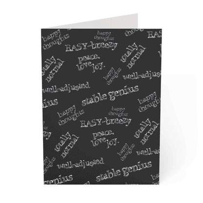 Ironic Sayings Greeting Card Set | Funny & Passive-Aggressive Notes