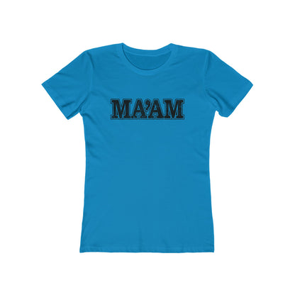 T-Shirt Ma'am Yes Ma'am! Alpha Female Military Nerd | Distressed Command T-Shirts for Army Families