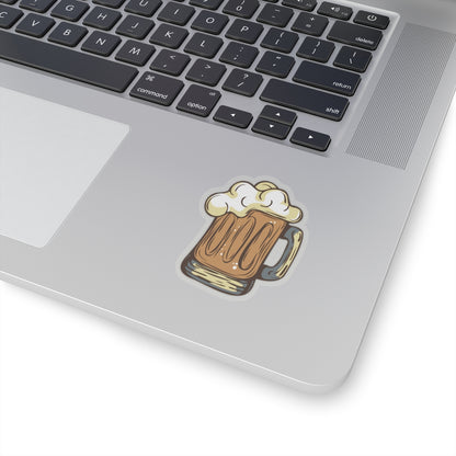 Beer Mug Cheers Vinyl Sticker | Frothy Drinking Fun