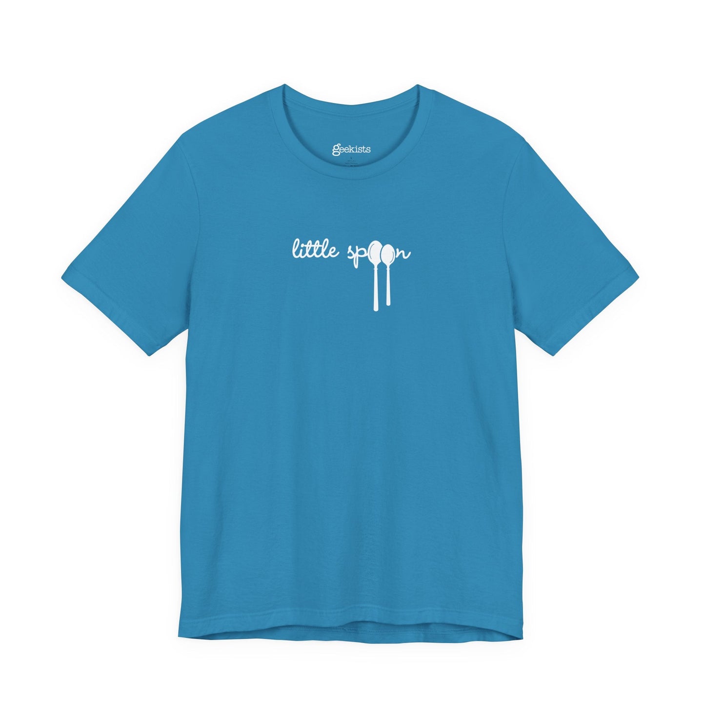 Aqua / 4XL Clothing Stuff > Shirts & Tops > Short Sleeve Jersey Tee Little Spoon | Short Sleeve Jersey Tee
