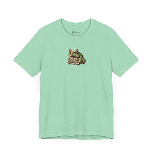 Heather-Mint-L T-Shirt Frog T-Shirt for Biology Nerds | 8 Species Available | Unisex Lightweight Tee