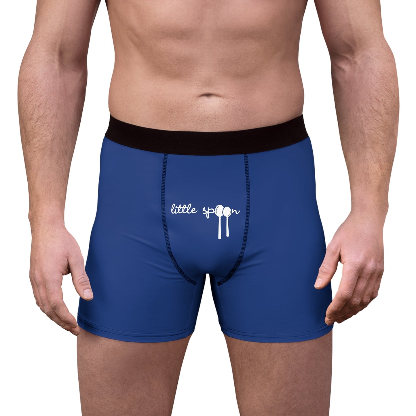 All Over Prints Little Spoon Boxer Briefs – Cute Blue Underwear · Matching Couples Gift