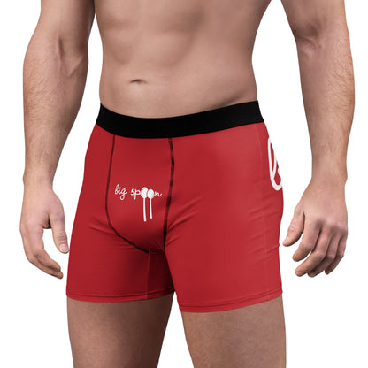 All Over Prints Big Spoon Boxer Briefs – Bold Red Underwear · Comfy Loungewear for Him