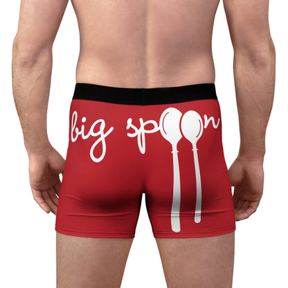 All Over Prints Big Spoon Boxer Briefs – Bold Red Underwear · Comfy Loungewear for Him