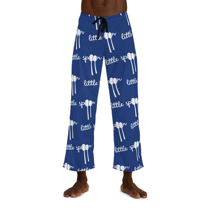 Men’s ‘Little Spoon’ Blue Pajama Bottoms | Loungewear for Big & Little Spoons | Perfect Valentine’s Day Gift for Couples