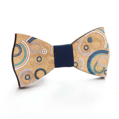 Shoes & Accessories Hand-Painted Wooden Puzzle Bow Tie | Special Occasion Accessories | Casual Wedding Ideas for Nerdy Groomsmen