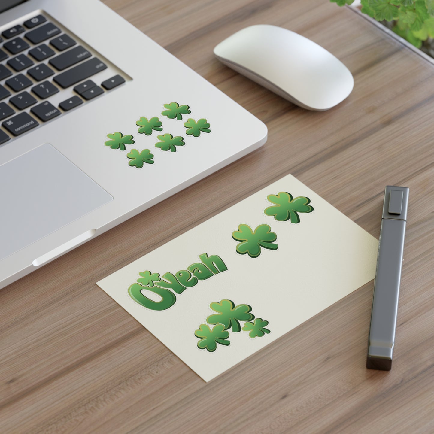 Find the Nerdy Leprechaun Sticker Sheets | St. Patrick’s Day Vinyl Decals | Shamrock-Themed Craft Stickers