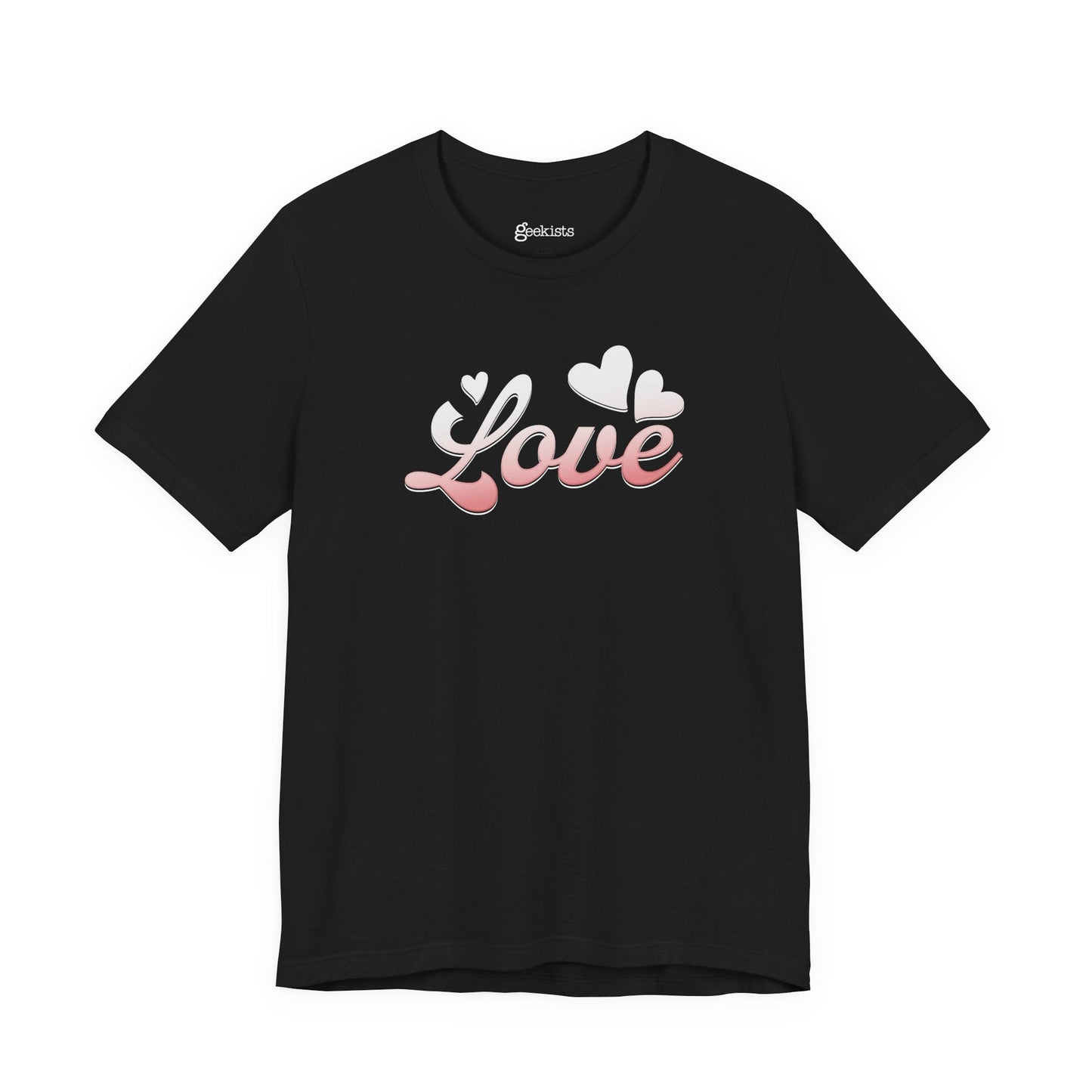 T-Shirt Love Heart Graphic Tee – Red Valentine’s Shirt
