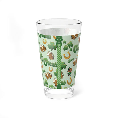 Find the Nerdy Leprechaun Pint Glass | St. Patrick’s Day Beer Glass | Made in USA & Dishwasher-Safe