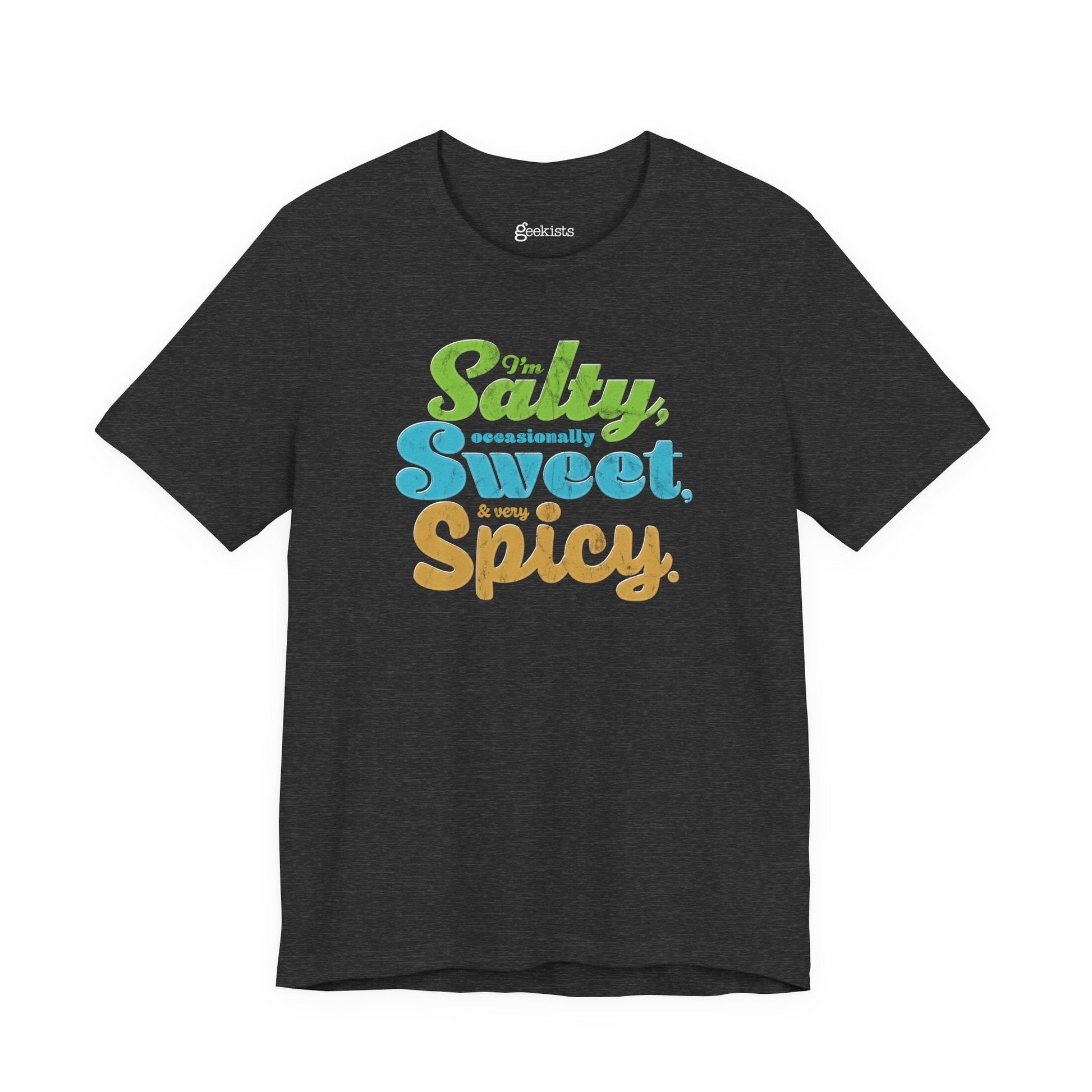 T-Shirt Salty and Spicy Tee for Bold Foodies – Funny Adult Humor Gift