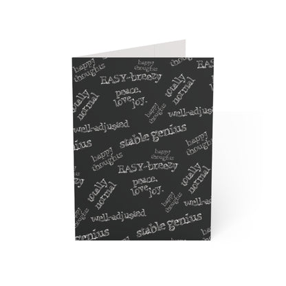Ironic Sayings Greeting Card Set | Funny & Passive-Aggressive Notes
