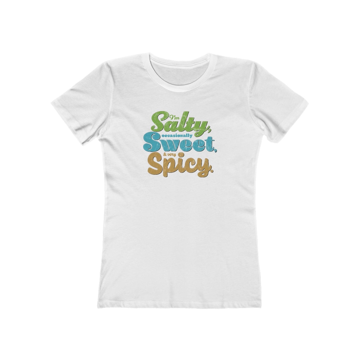 T-Shirt Spicy & Salty Women’s Tee – Funny Foodie Gift with Attitude