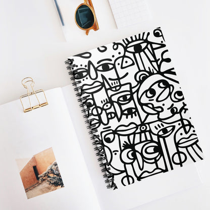Peopling Spiral Notebook | Ruled Line | 118-Page Journal