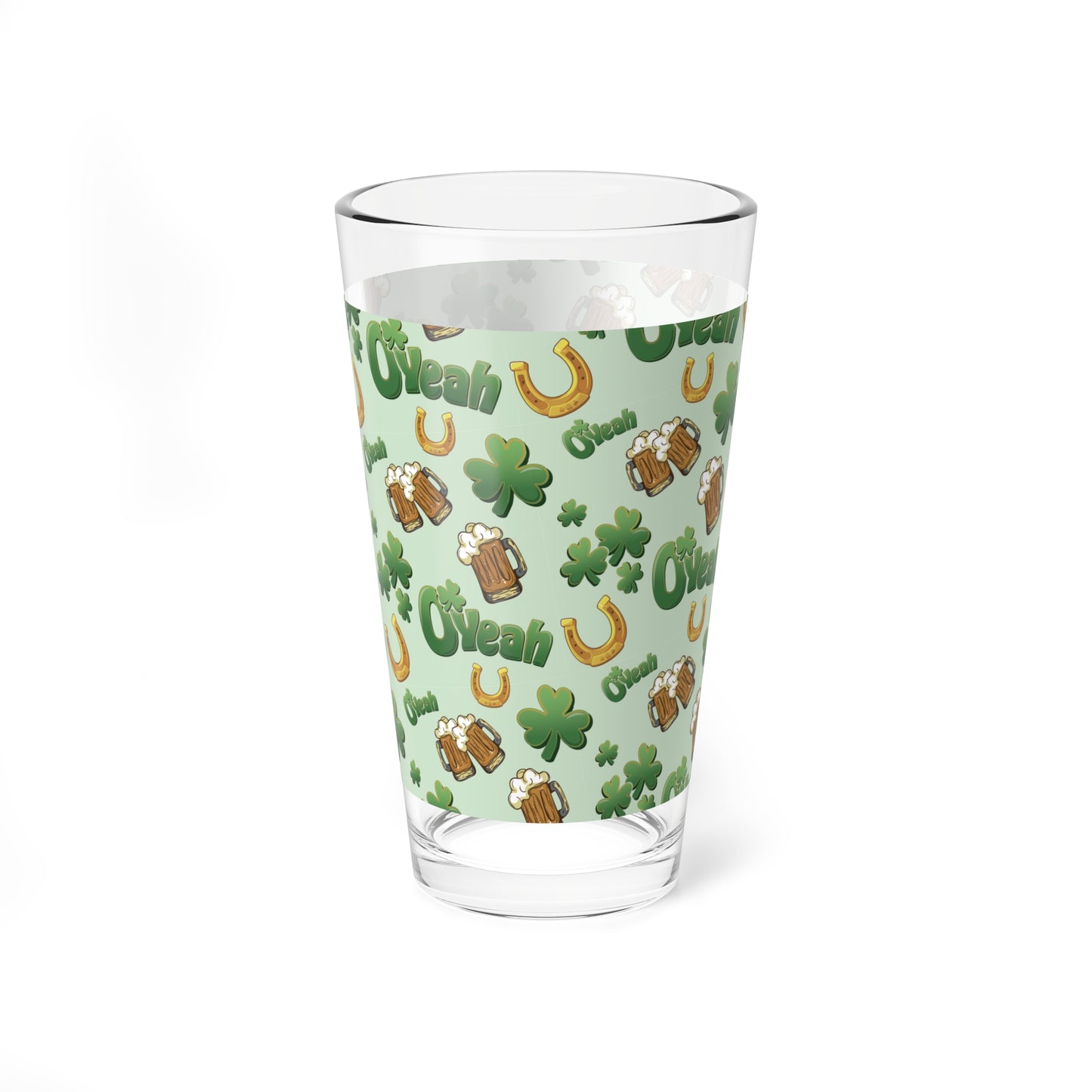 Find the Nerdy Leprechaun Pint Glass | St. Patrick’s Day Beer Glass | Made in USA & Dishwasher-Safe