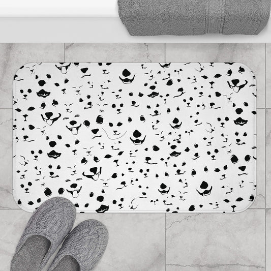 Funny Dog Lover Bath Mat | Pet Faces Bathroom Decor Mat | main iImage large