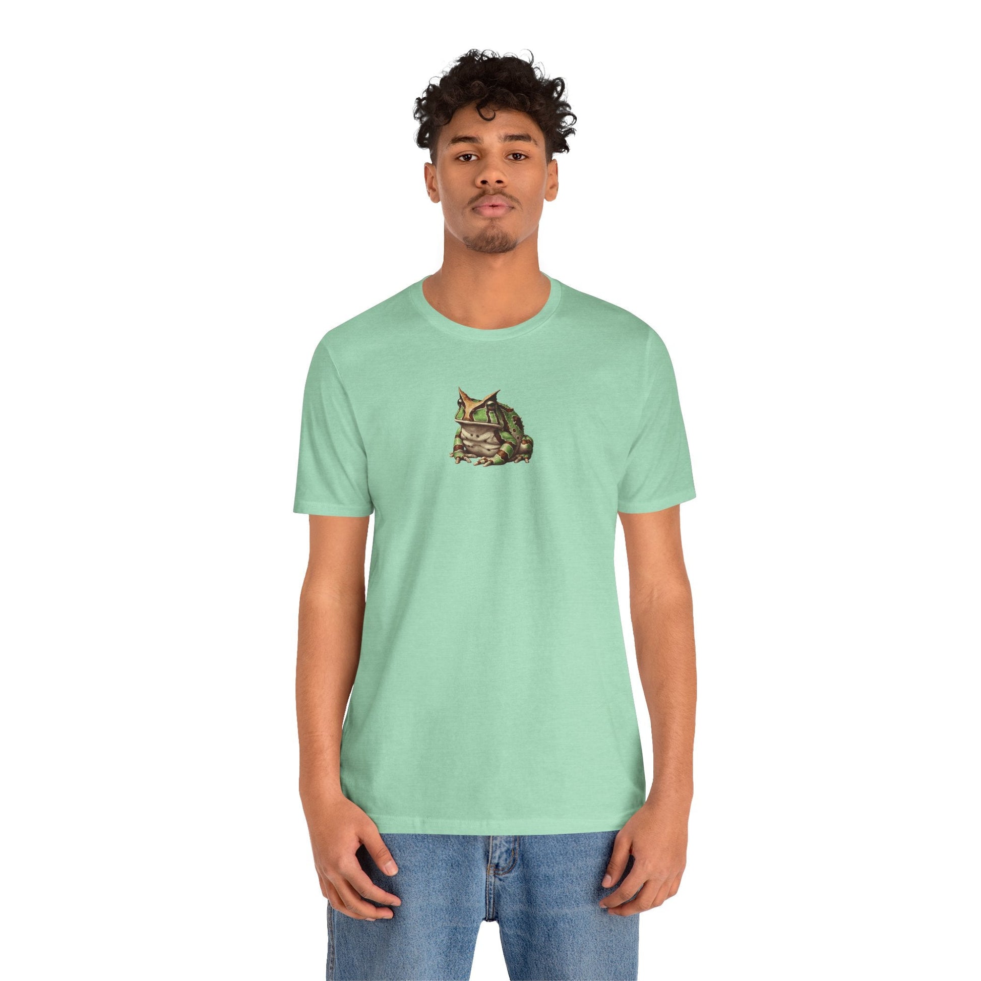 Clothing Stuff > Shirts & Tops > Lightweight Jersey Tee Frog T-Shirt for Biology Nerds | 8 Species Available | Unisex Lightweight Tee