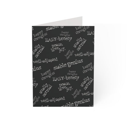 Ironic Sayings Greeting Card Set | Funny & Passive-Aggressive Notes