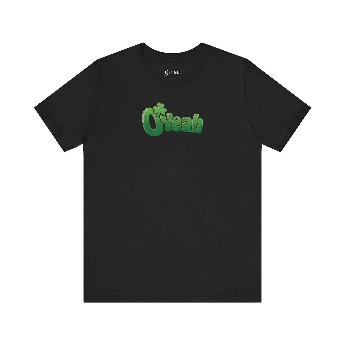 O'Yeah Retro Distressed T-Shirt | Funny Irish Graphic Tee | St. Patrick's Day Vintage-Looking Shirt