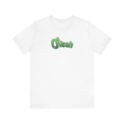 O'Yeah Retro Distressed T-Shirt | Funny Irish Graphic Tee | St. Patrick's Day Vintage-Looking Shirt