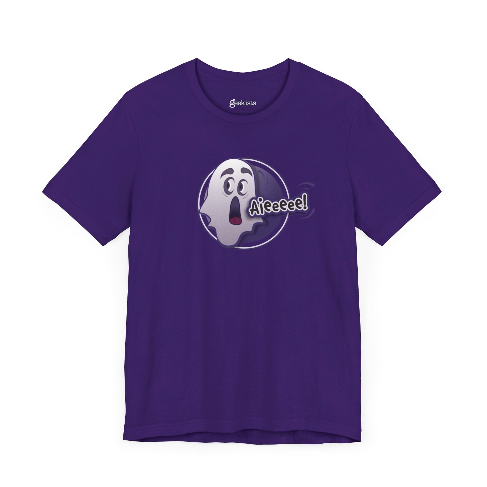 T-Shirt Crew neck Men's Clothing Retail Fit T-shirts Unisex Team Purple