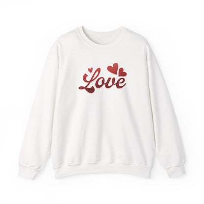 Sweatshirt Love Heart Graphic Tee – Red Valentine’s Shirt