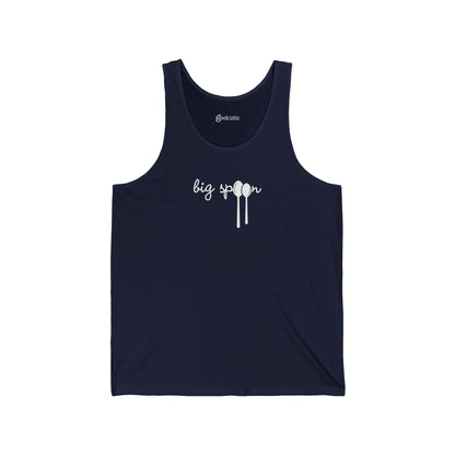 Navy / 2XL Clothing Stuff > Shirts & Tops > Jersey Tank Top Big Spoon | Jersey Tank Top